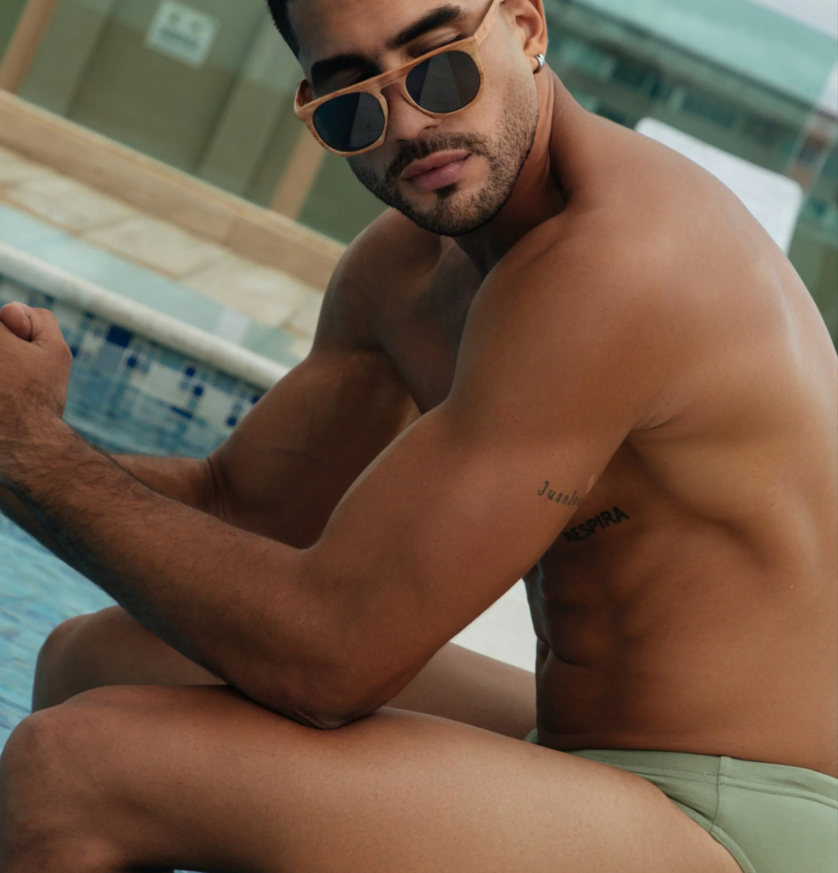 BANADOR BIKINI ADAMAS SILVER GREEN 5