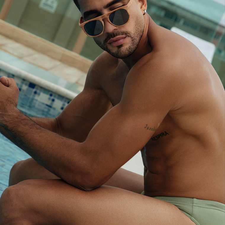 BANADOR BIKINI ADAMAS SILVER GREEN 5