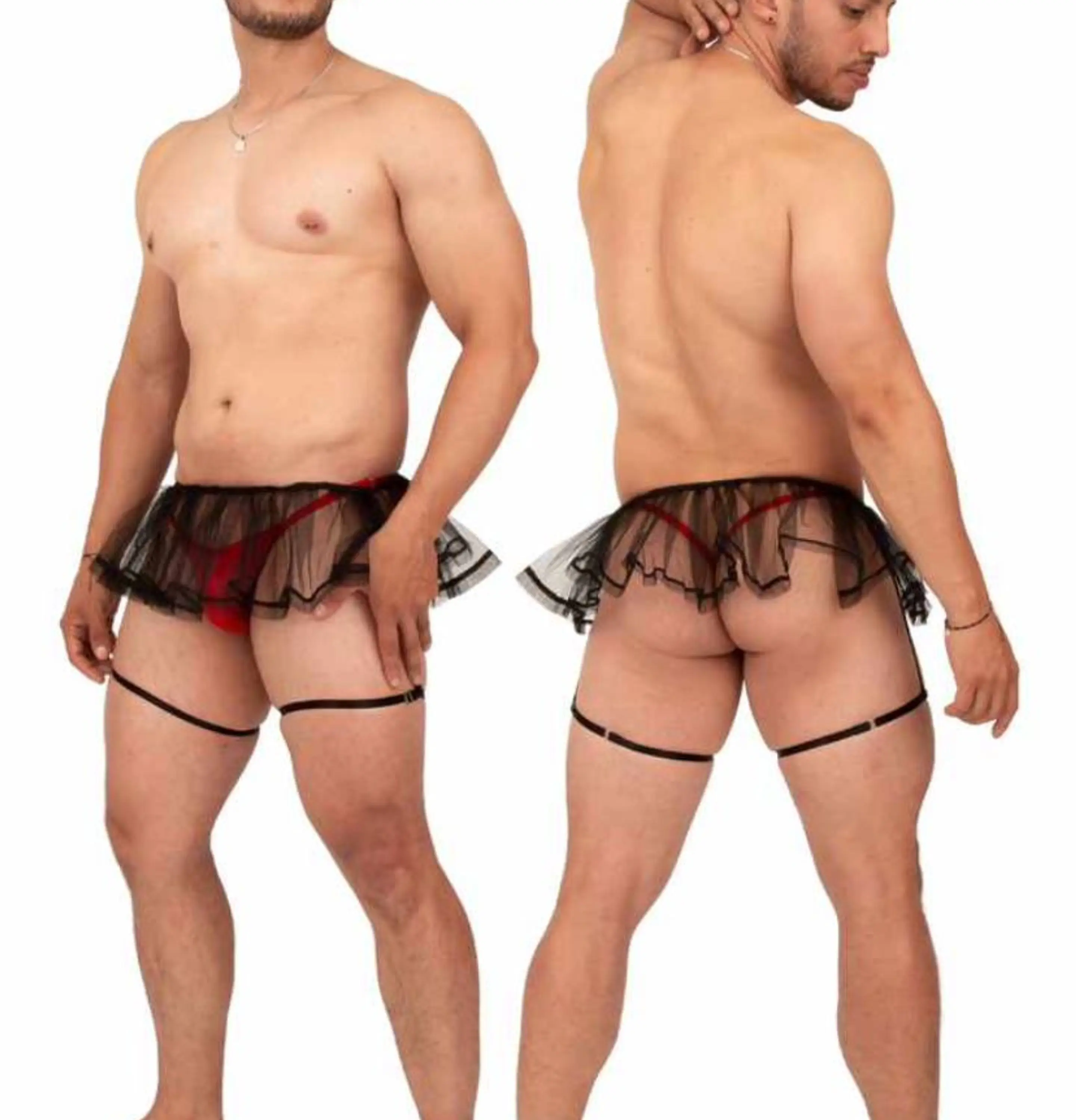 LENCERIA LIGUERO TUTTU  PARA HOMBRE EN MALLA  1