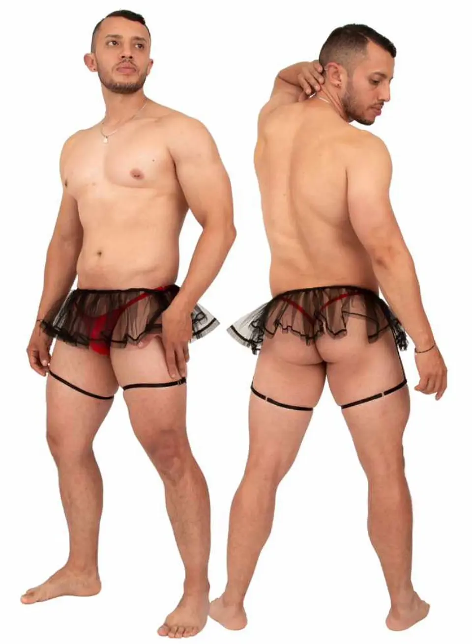 LENCERIA LIGUERO TUTTU  PARA HOMBRE EN MALLA  1