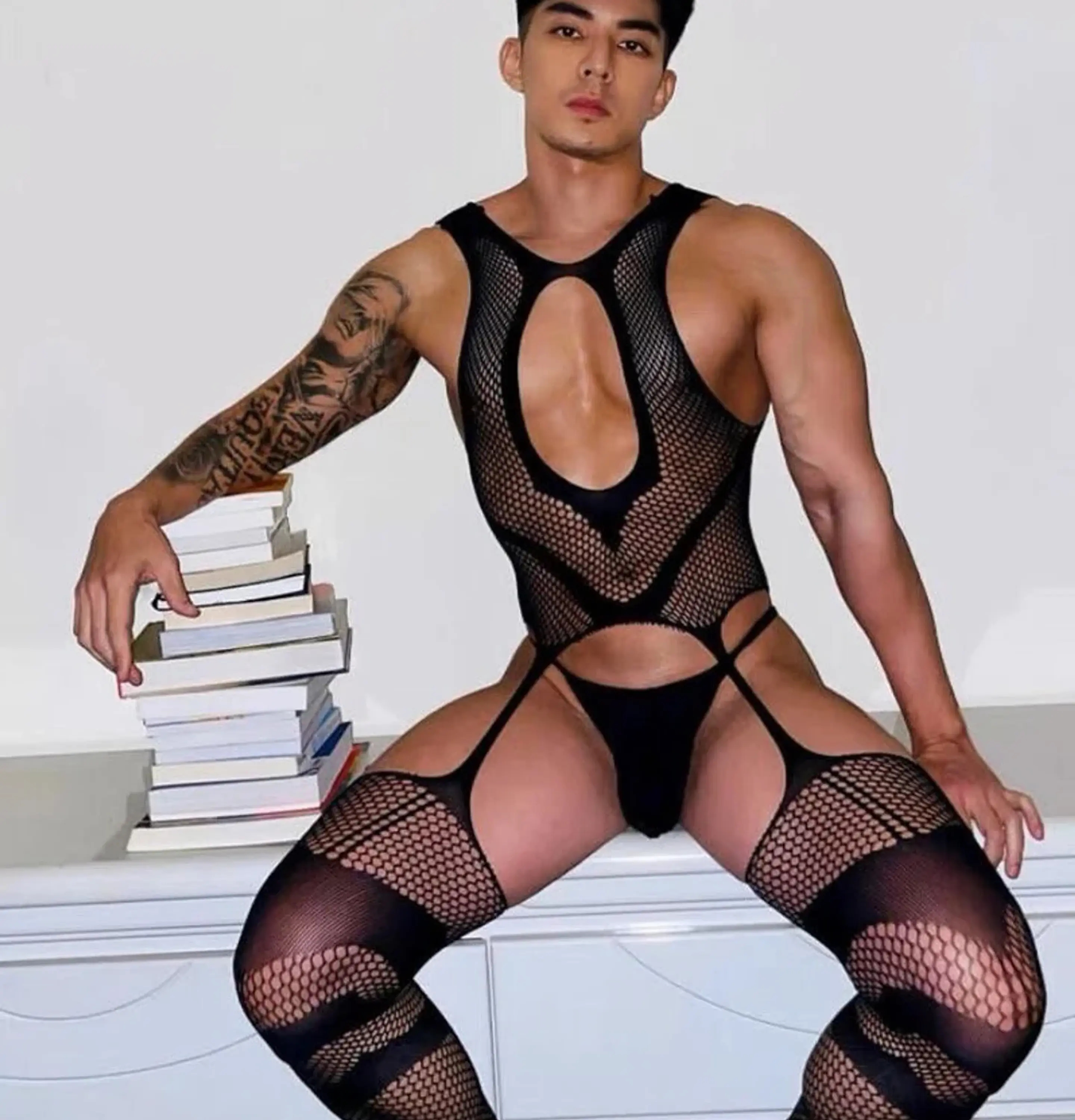 BODY MALLA LYCRA PARA HOMBRE 3
