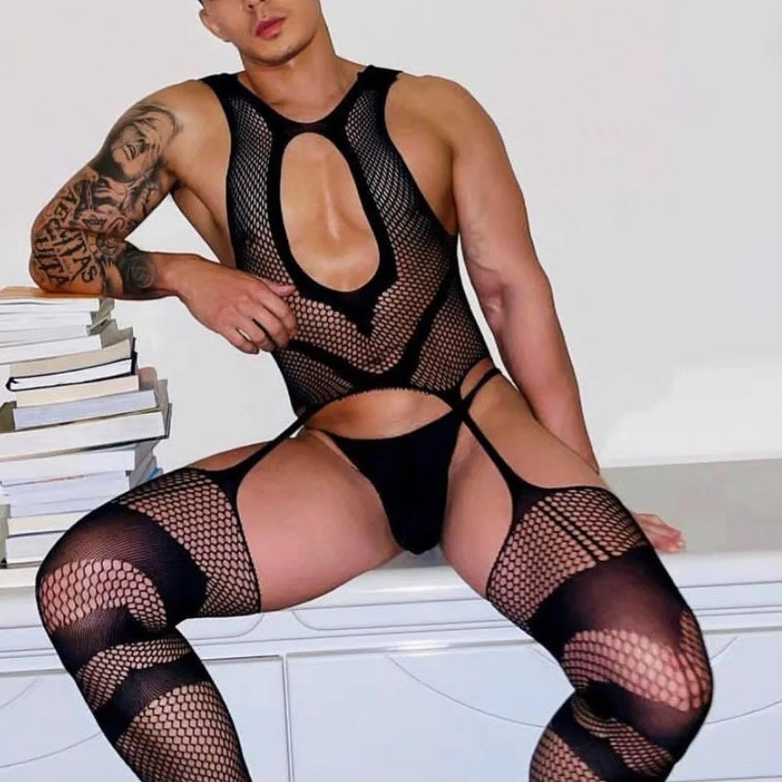 BODY MALLA LYCRA PARA HOMBRE 5