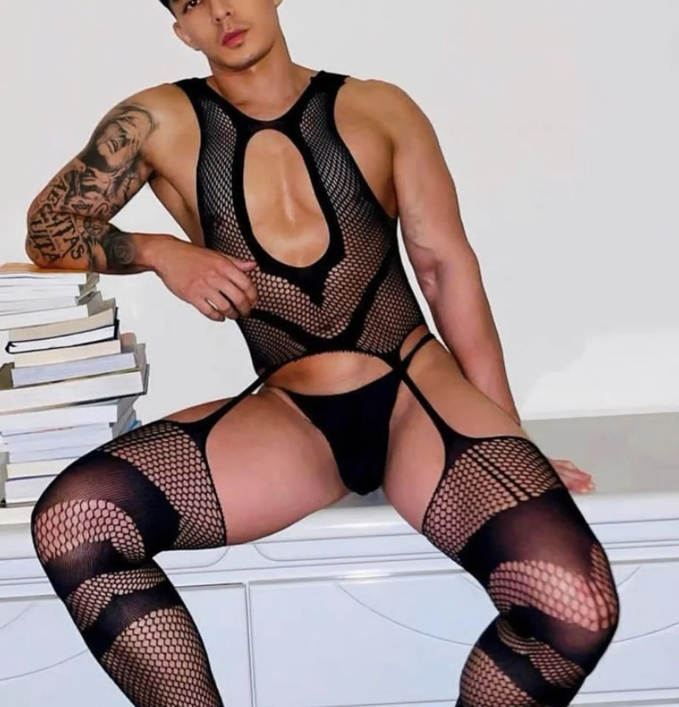 BODY MALLA LYCRA PARA HOMBRE 5