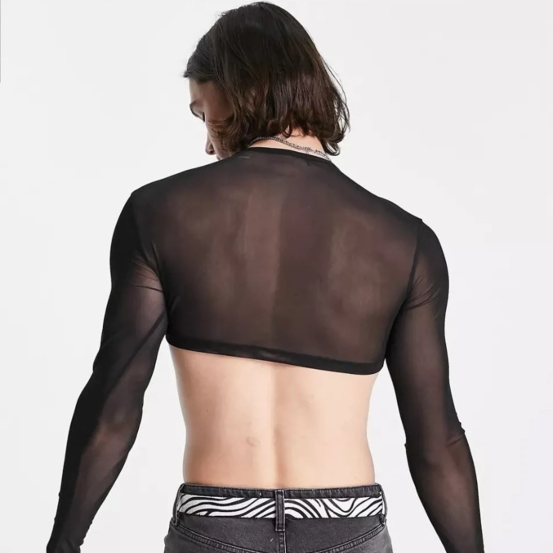 CROT TOP EN MALLA MANGA LARGA 2