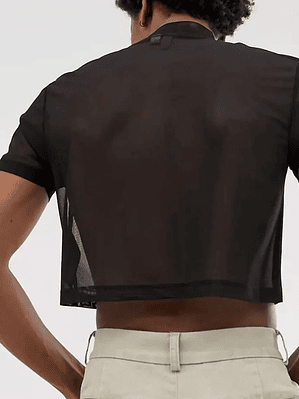 CROT TOP EN MALLA PARA HOMBRE MANGA CORTA