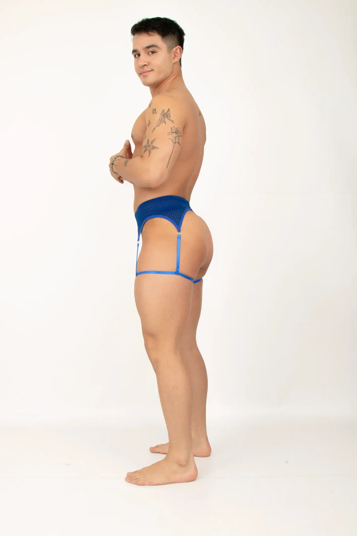 LIGUERO MALLA PARA HOMBRE (SIN PRENDA TANGA TIPO HILO) 2