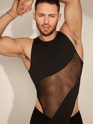 BODY MALLA COMBINADO PARA HOMBRE