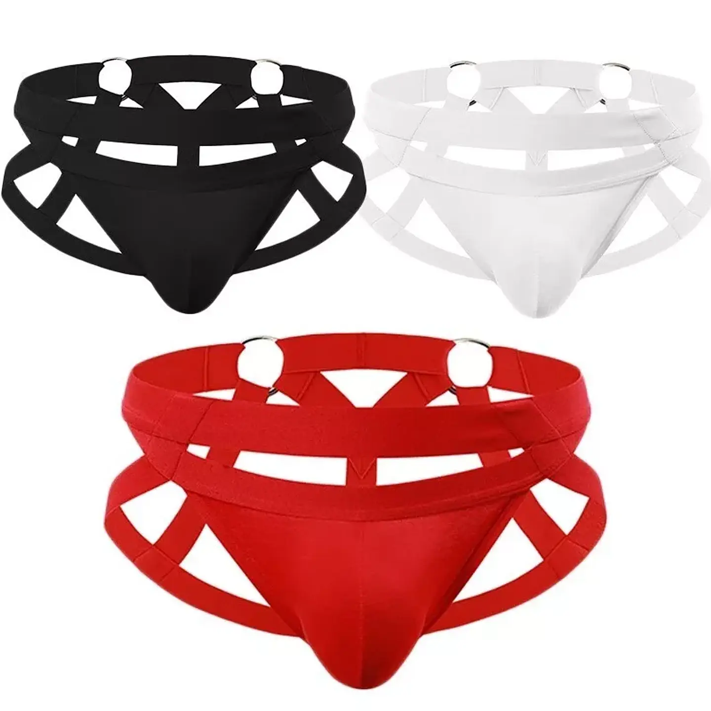 JOCKSTRAP ARAÑA CON HERRAJES TRASEROS  5