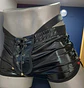SHORT EN CUERO SINTETICO CON AMARRES - Miniatura 4