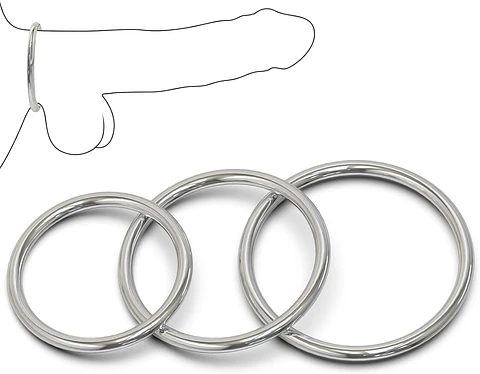 ANILLOS EN ACERO PARA EL PENE 