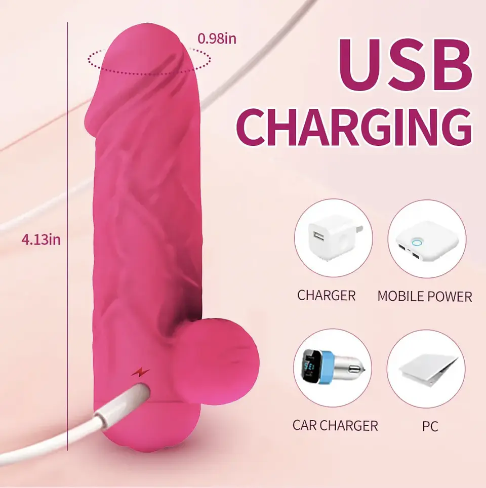 BALA VIBRADORA CON APP MINI DICK 3