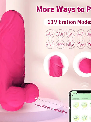 BALA VIBRADORA CON APP MINI DICK