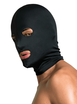 Mascara de Spandex BDSM con Apertura de Ojos y Boca