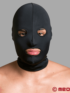 Mascara de Spandex BDSM con Apertura de Ojos y Boca