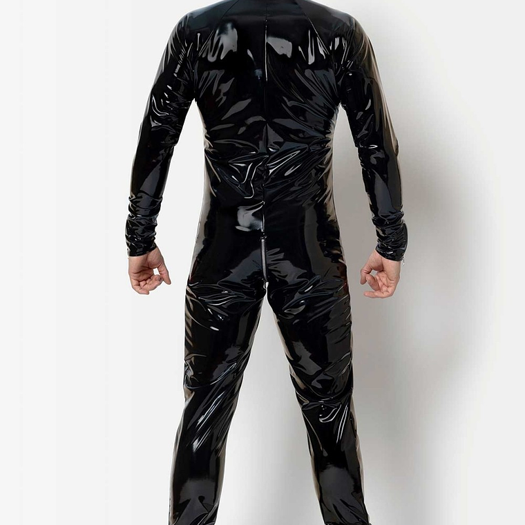 ENTERIZO EN CHAROL LATEX  4