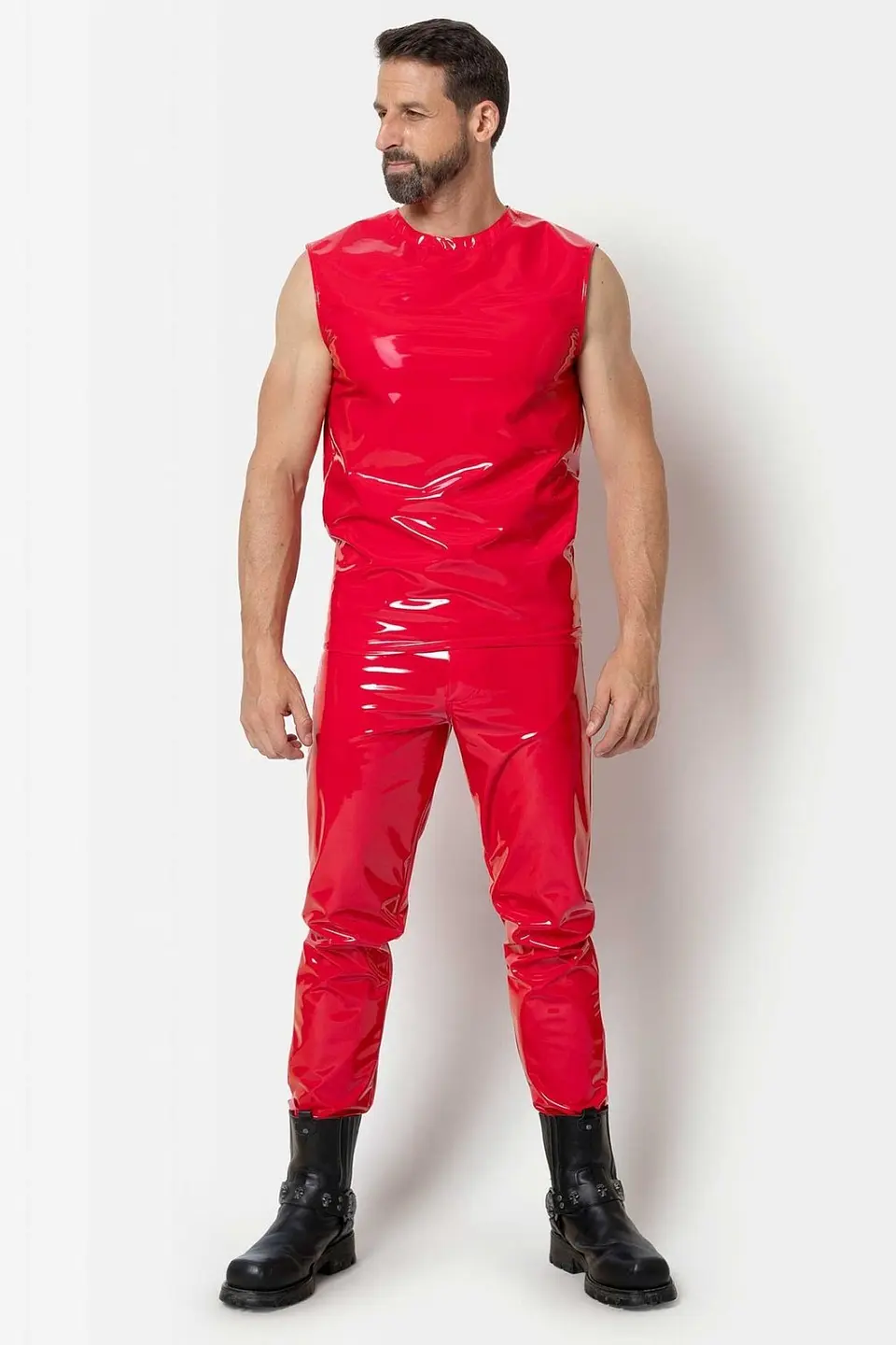 PANTALON EN CHAROL LATEX PARA HOMBRE 6