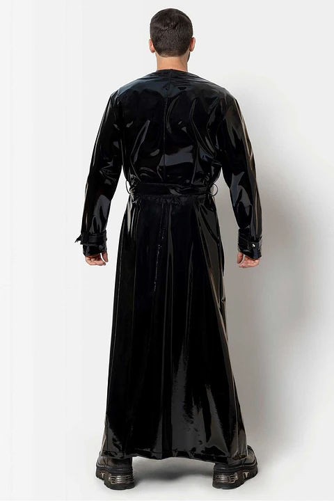 ABRIGO BATA CHAROL LATEX LARGA PARA HOMBRE