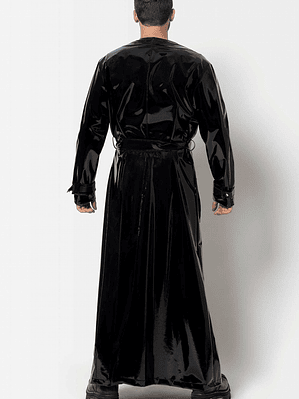 ABRIGO BATA CHAROL LATEX LARGA PARA HOMBRE