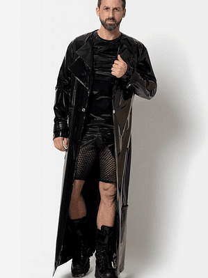 ABRIGO BATA CHAROL LATEX LARGA PARA HOMBRE