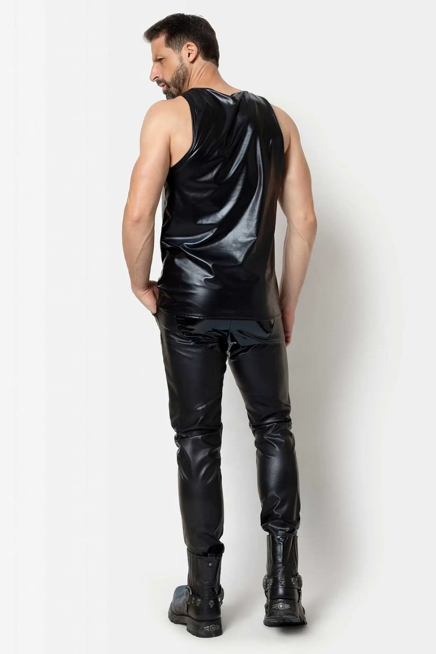 CAMISILLA EN CUERO TEX PARA HOMBRE 2