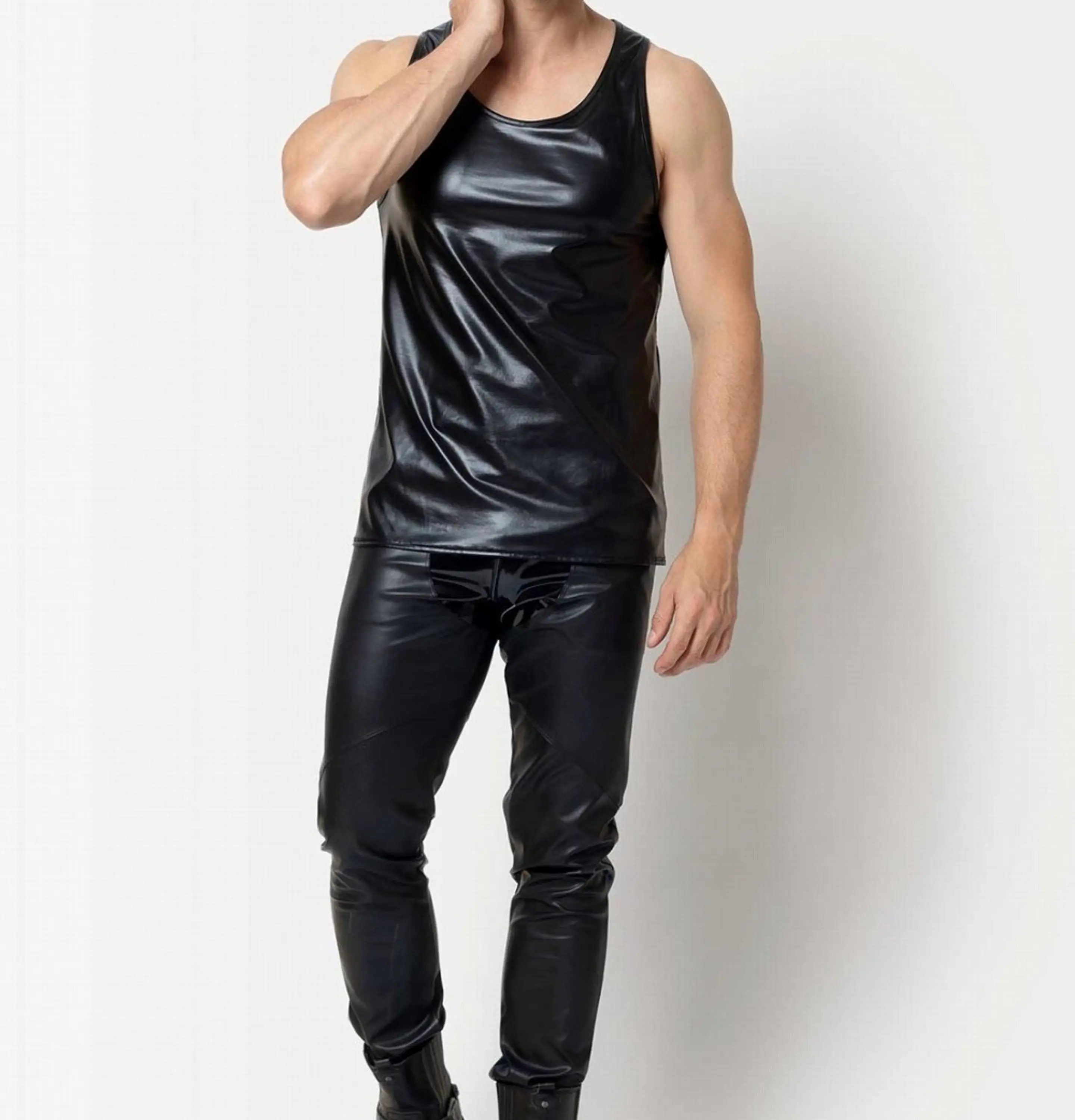 CAMISILLA EN CUERO TEX PARA HOMBRE 1