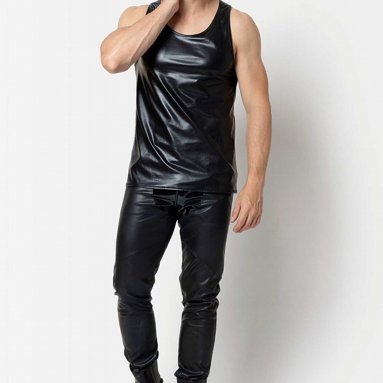 CAMISILLA EN CUERO TEX PARA HOMBRE 1