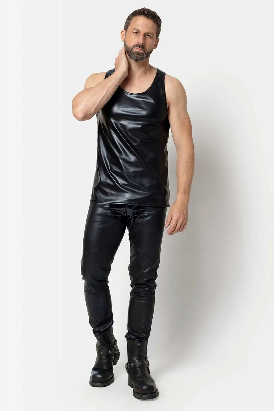 CAMISILLA EN CUERO TEX PARA HOMBRE 1
