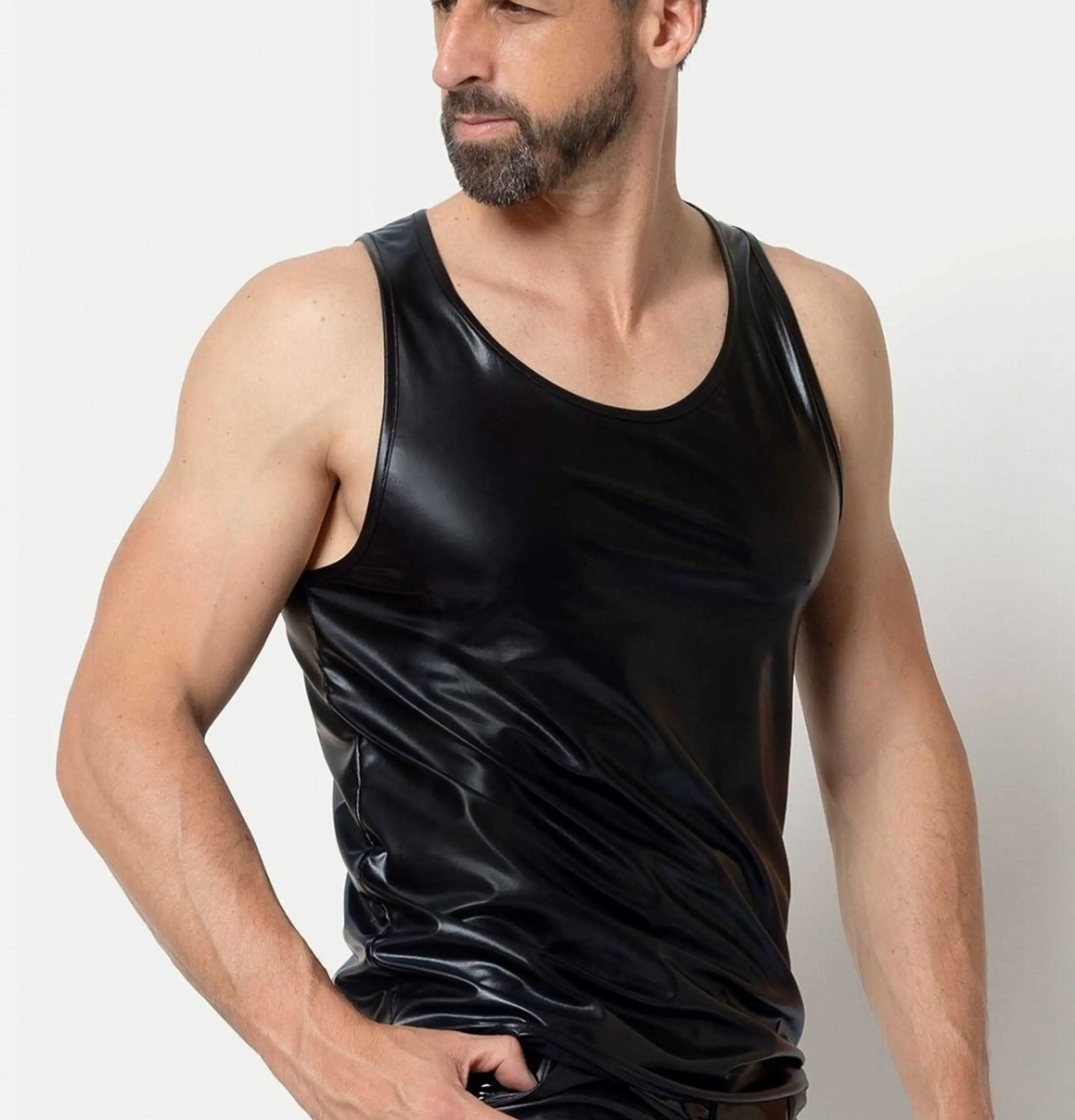 CAMISILLA EN CUERO TEX PARA HOMBRE 3