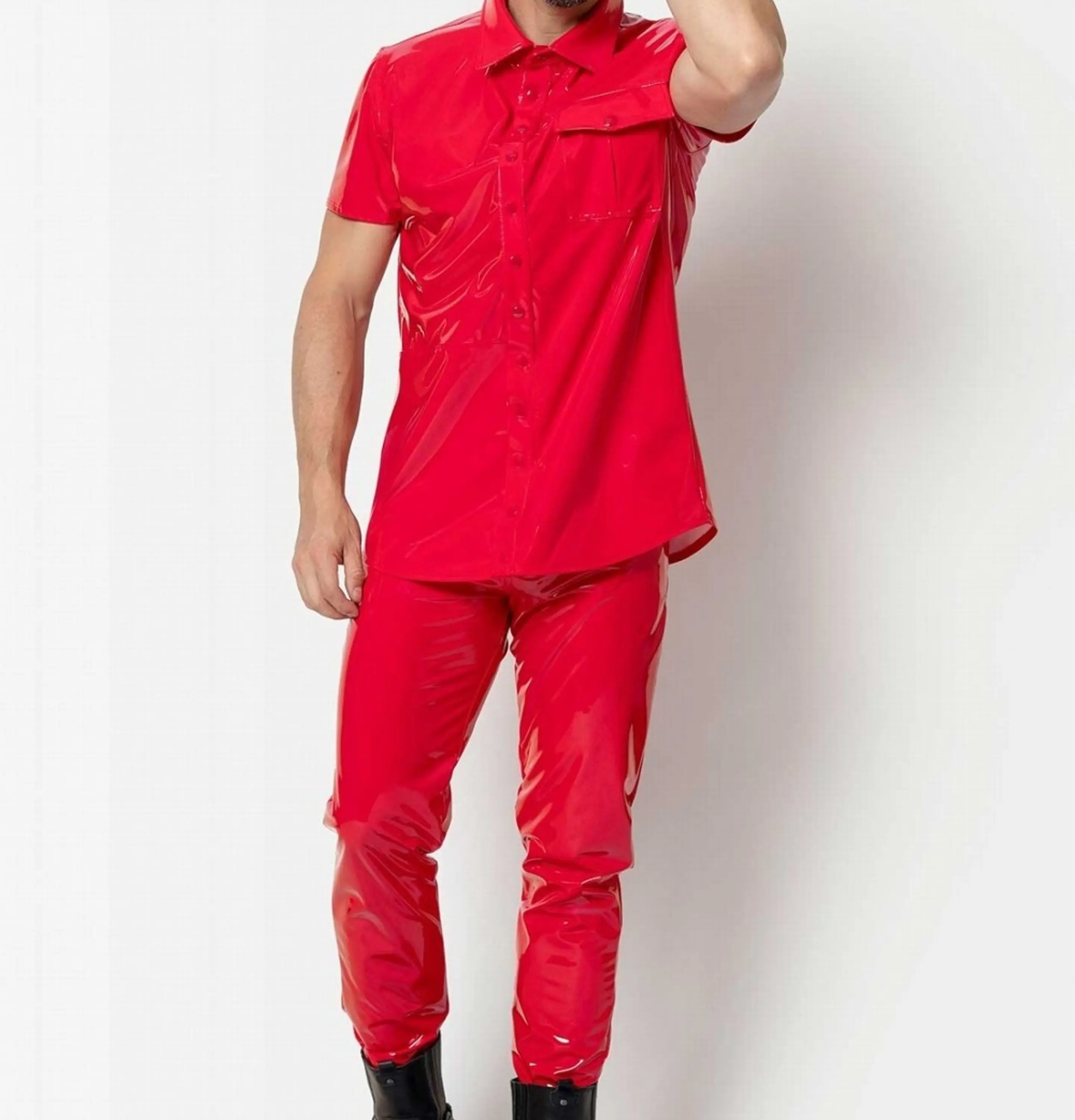 CAMISA BOTON EN SHAROL LATEX  1