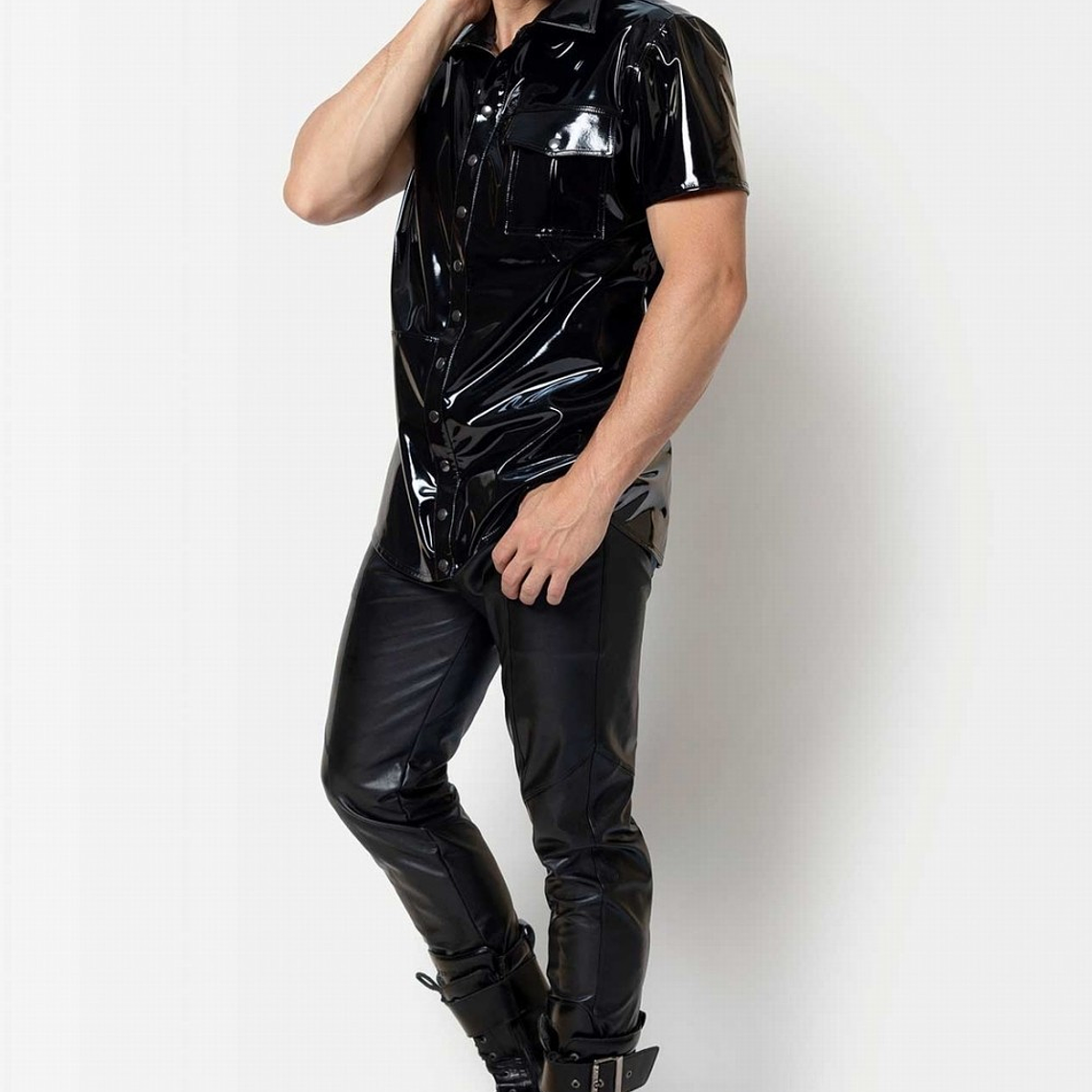 CAMISA BOTON EN SHAROL LATEX  4