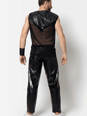 camiseta cuero sintético