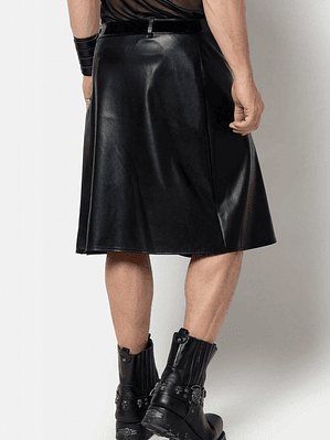  falda escocesa kilt cuero sintético