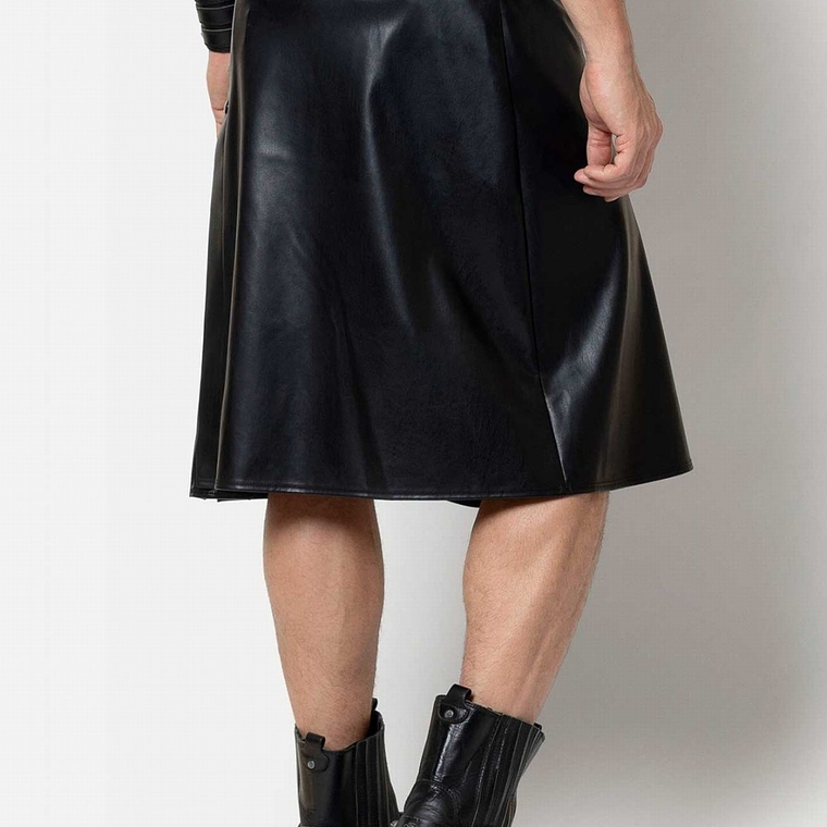  falda escocesa kilt cuero sintético 2