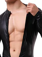 CATSUIT OVEROL PARA HOMBRE EN CUERO SINTETICO - Miniatura 4