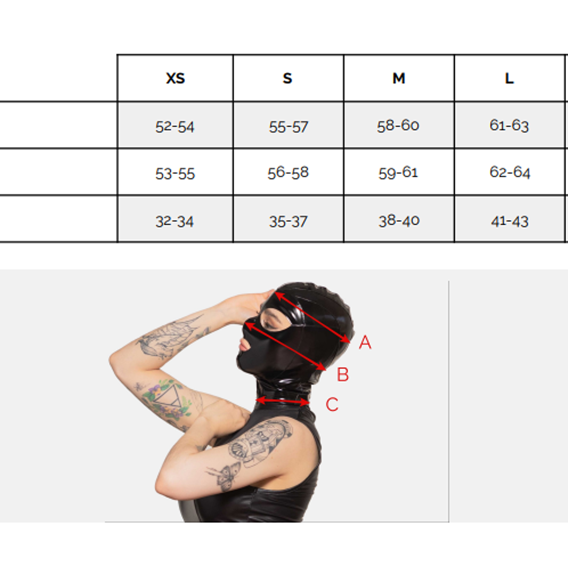 MASCARA DE CHAROL LATEX  CON COLA 4