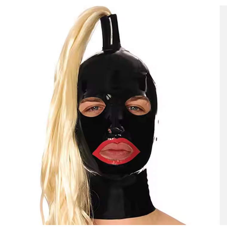 MASCARA BDSM UNA COLA FETICHE 1