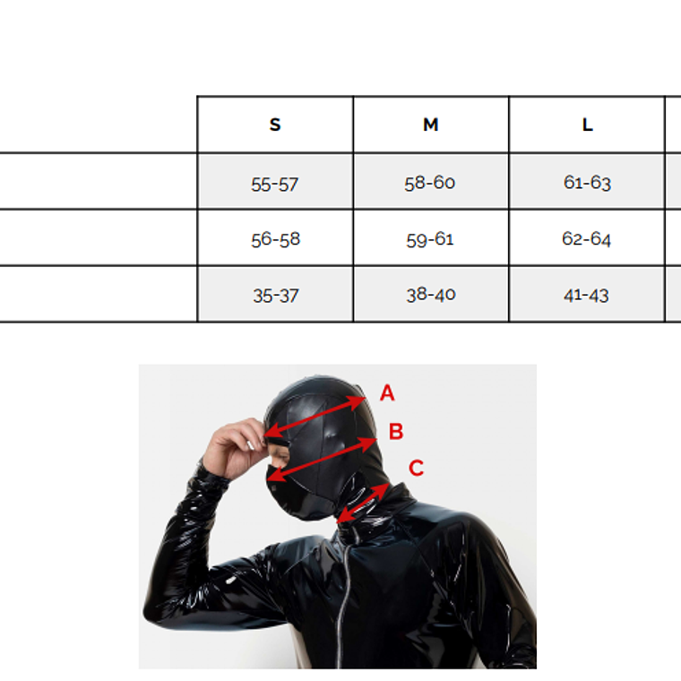 MASCARA SHAROL LATEX SIN BOCA UNISEX 3