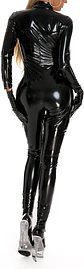 ENTERIZO OVEROL EN SHAROL LATEX  - Miniatura 4