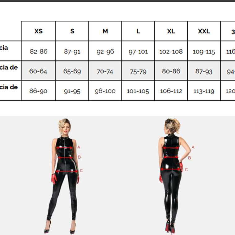 ENTERIZO OVEROL EN SHAROL LATEX  7