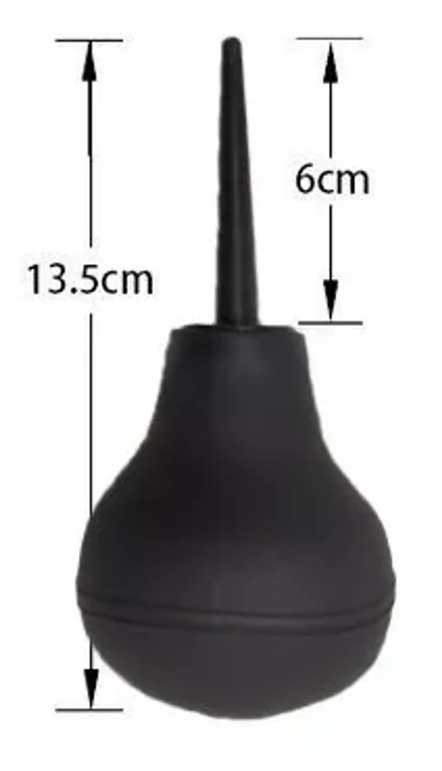 BOMBA ENEMA PERA  DUCHA ANAL 220 ML 3
