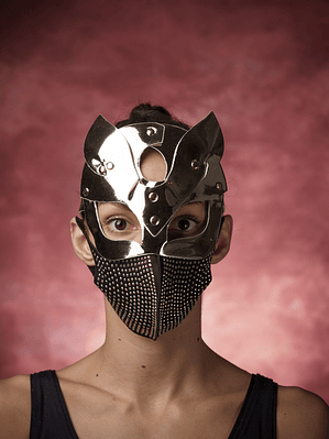 Máscara de gato unisex