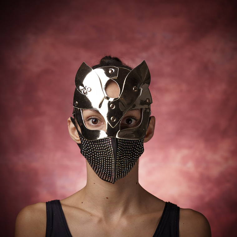 Máscara de gato unisex 2