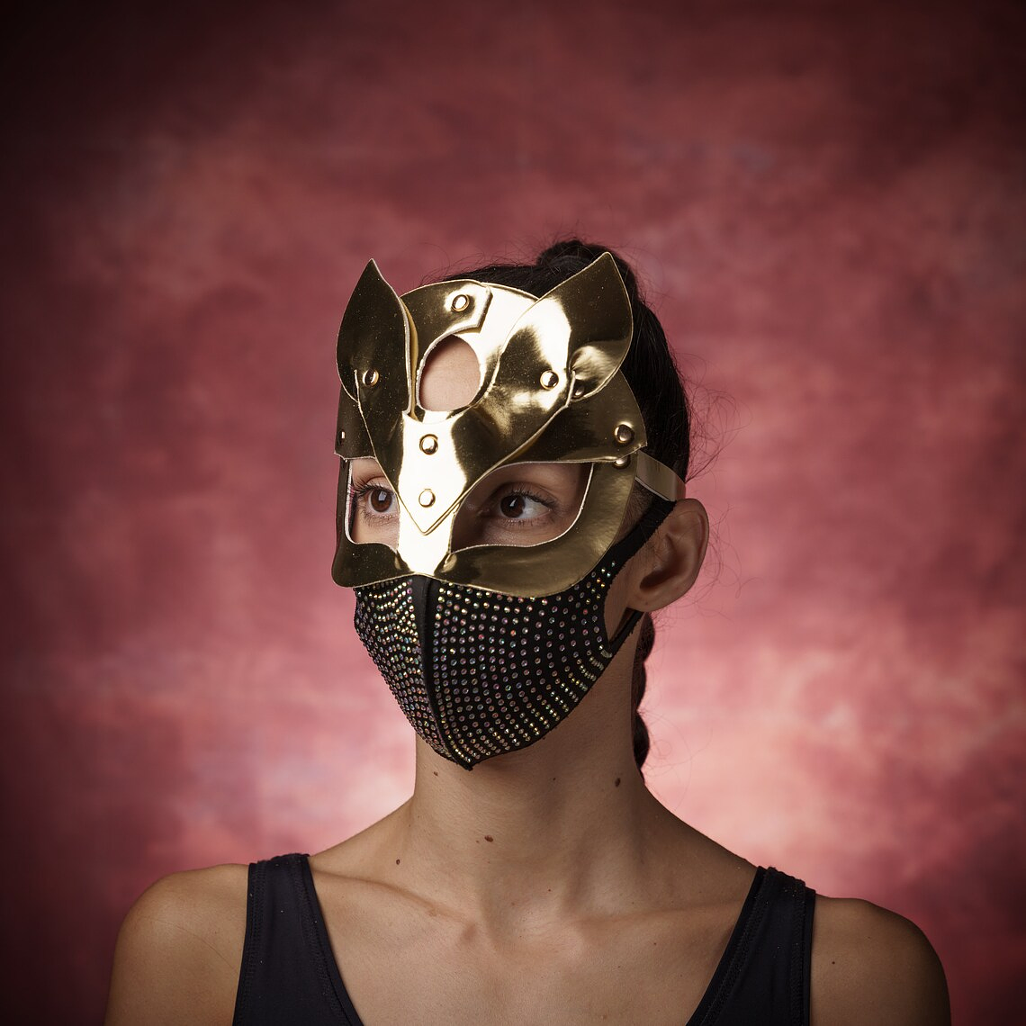 Máscara de gato unisex 5