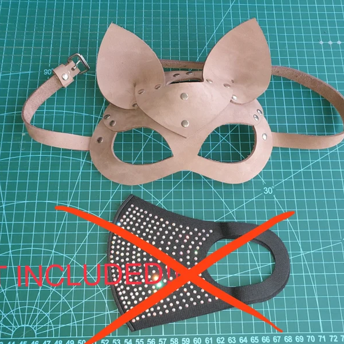 Máscara de gato unisex 4