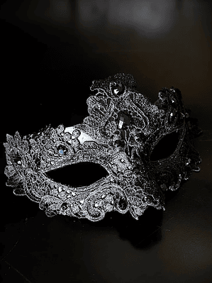 MASCARA DE LUJO EN PVC