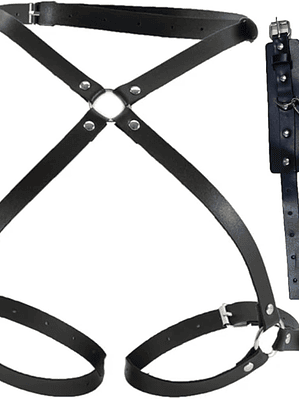 SOMETEDOR EN CUERO SINTETICO 