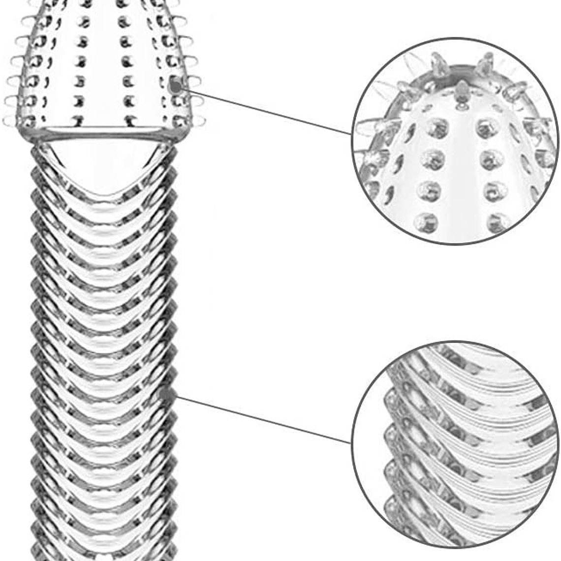 FUNDA CRYSTAL CONDOM HIMEROS 2