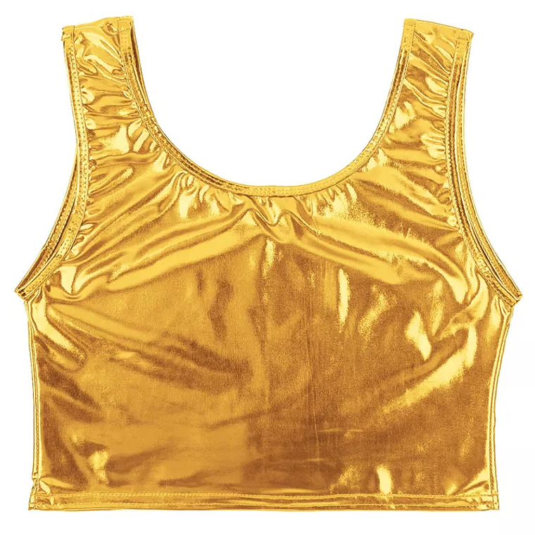 CROT TOP LAME DORADO BRILLANTE 2