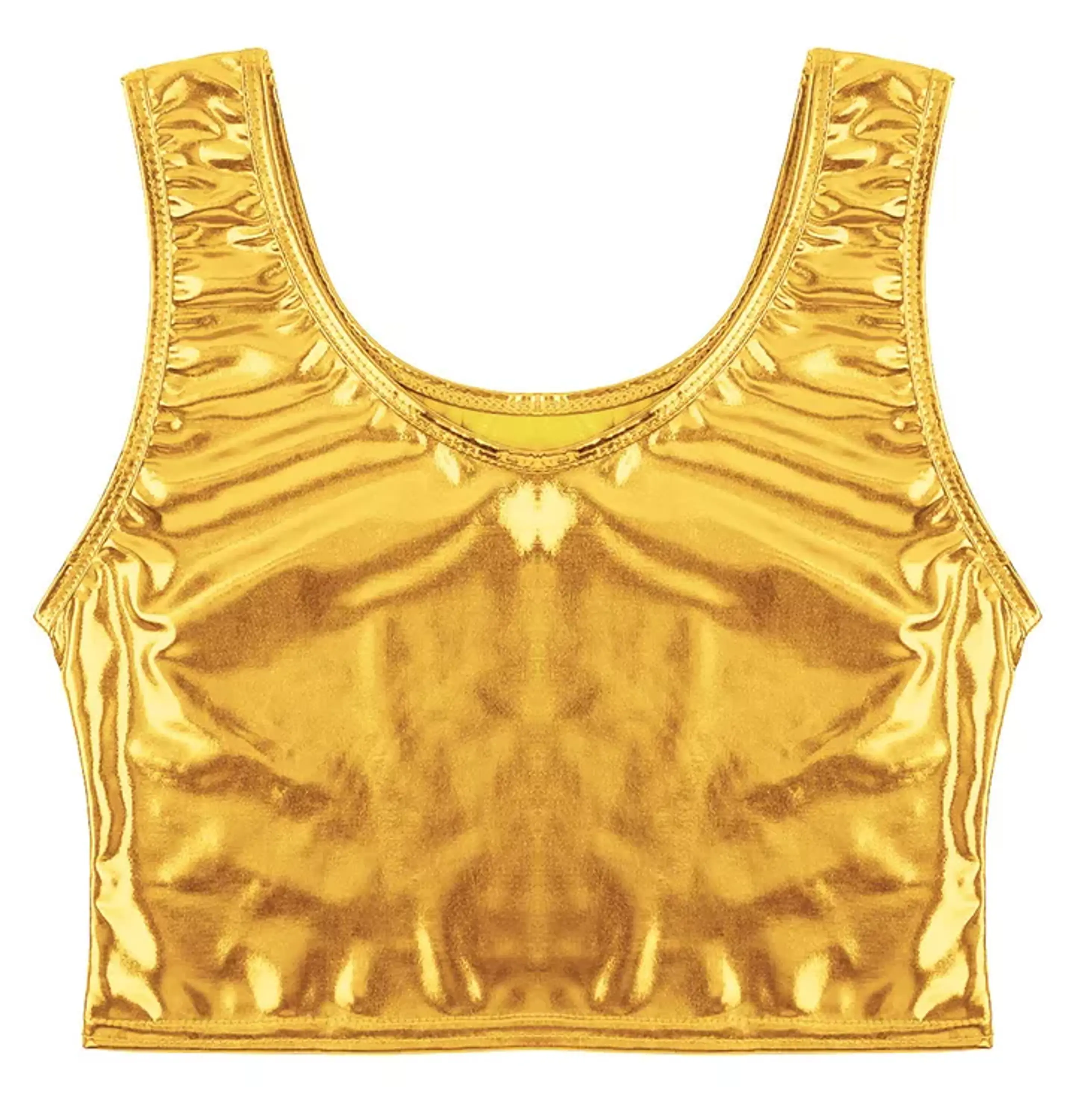 CROT TOP LAME DORADO BRILLANTE 3