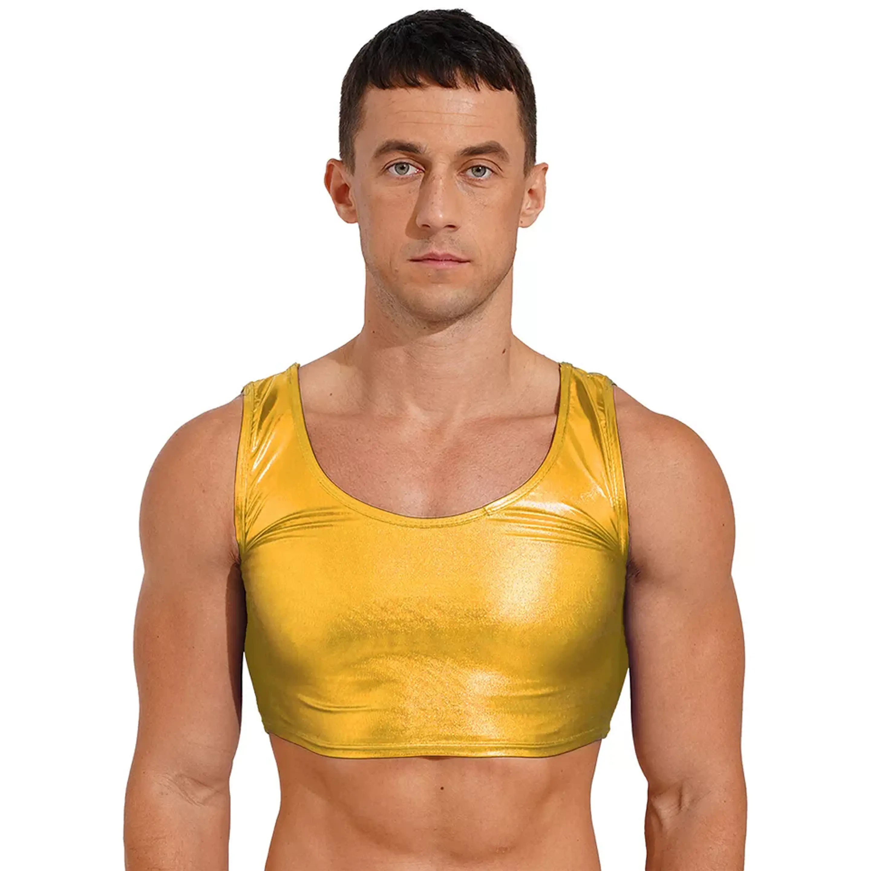 CROT TOP LAME DORADO BRILLANTE 5